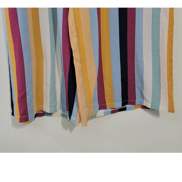 Anthropologie Lush Pants Womens Small Light Weight Striped Pants Funky Bold Pant - Picture 5 of 9